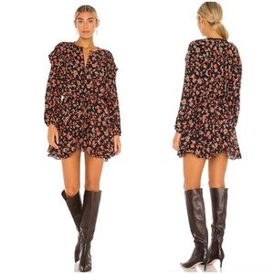 Free people • flower fields floral mini dress
